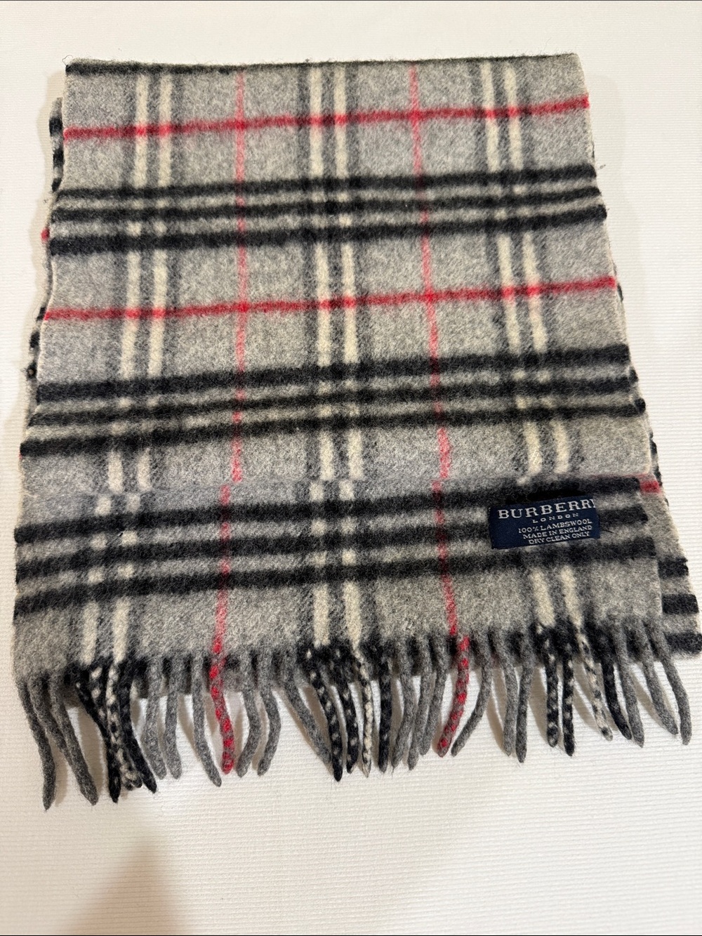 vintage Burberry Nova Check scarf